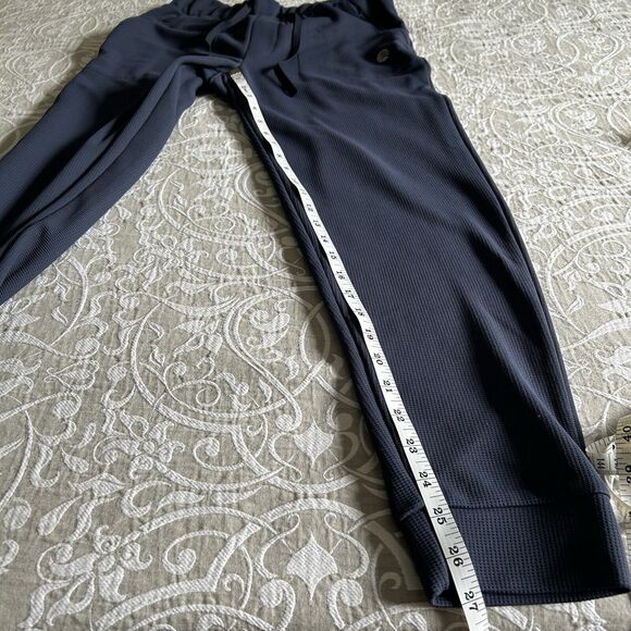 Solaris Jogger Men Size S Blue Zip Slash Pockets Elastic Waist Activewear Comfy - Picture 6 of 11